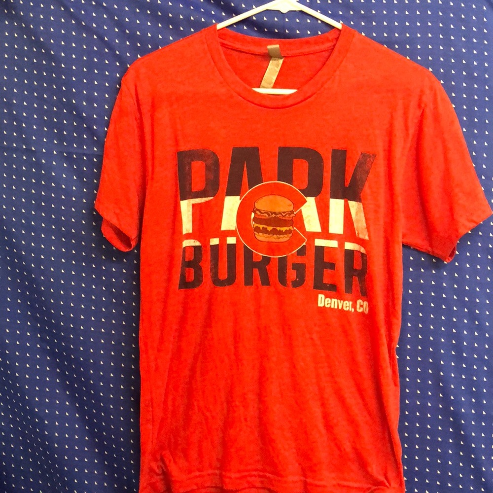 Park Burger 🍔 Denver co tee gently used tee sz s